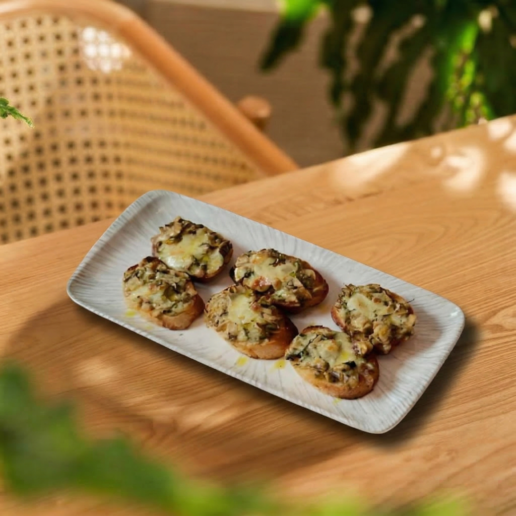 mushroom bruschetta