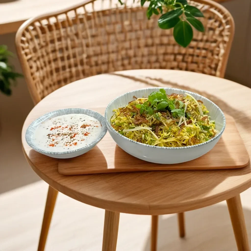 subz lakhnawi biryani [awadhi]